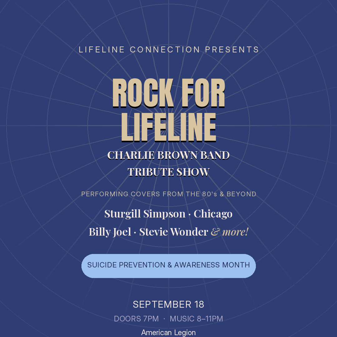 Rock for Lifeline: Charlie Brown Band Tribute Show - logo